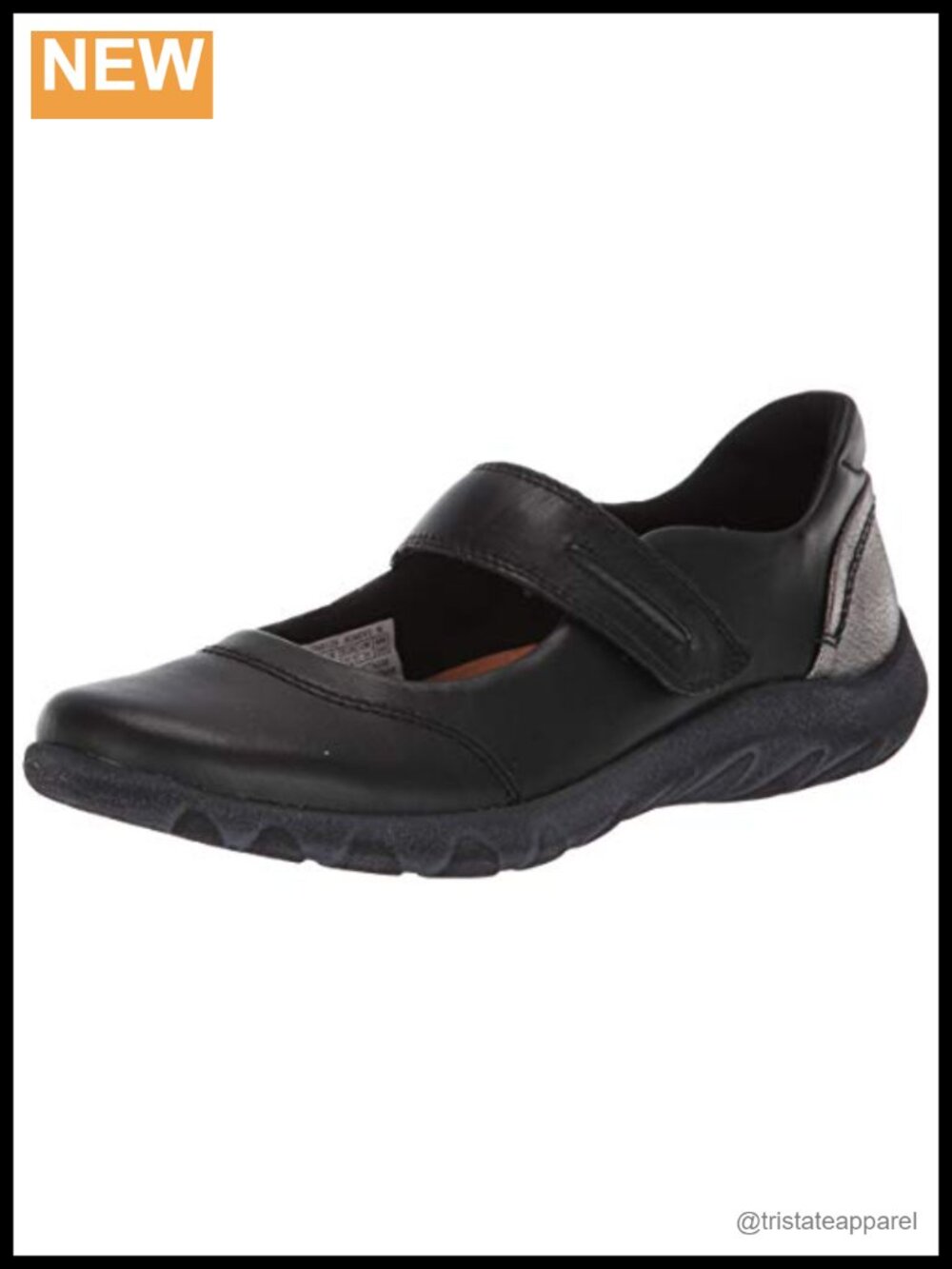 Mary Jane Flats Leather Upper Arch Support Slip On Casual Shoes